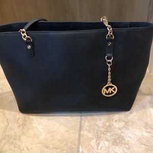 Michael Kors black tote.